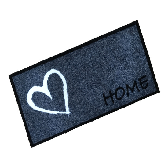 Decorative Wash Mat Home Heart Grey Quality Doormats Custom