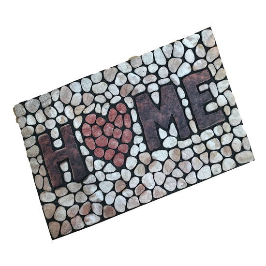 Ecomat Outdoor Stone Home Heart Quality Doormats Custom Door