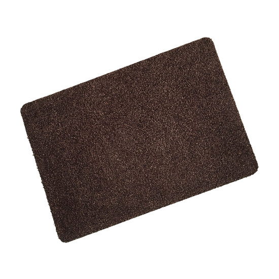 Cotton Wash Mat Chocolate Brown Quality Doormats Custom Door Mats