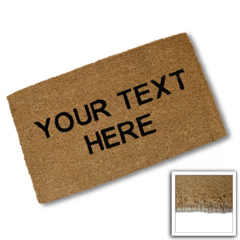 Braided Edge Personalised Door Mats Quality Doormats Custom