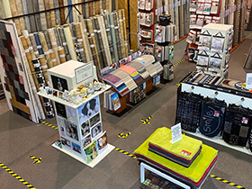 carpets, rugs and vinyl flooring