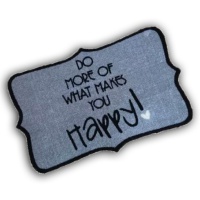 Decorative Washable Doormat - Do More Happy