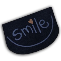 Decorative Washable Doormat - Smile Shaped Design