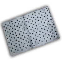 Decorative Washable Doormat - Polka Dots Taupe Design