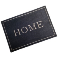 Decorative Washable Doormat - Home Anthracite
