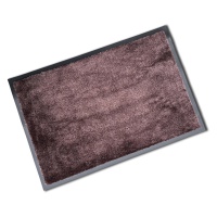 Rubber Edged Super Soft Washable Doormat - Maroon