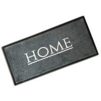 Rubber Edged Washable Doormat - Grey Home Design