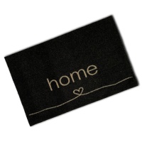Decorative Washable Doormat - Black Heart Home