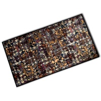 Decorative Washable Doormat - Abstract Art Flowers