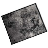 Decorative Washable Doormat - Concrete with Border