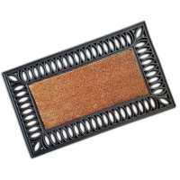 Rubber & Coir Mat - Iron Leaves
