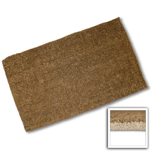 Plain Coir 900mm x 550mm Doormat