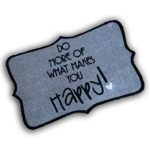 Decorative Washable Doormat - Do More Happy
