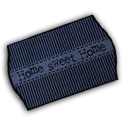 Decorative Washable Doormat - Home Sweet Home Stripes