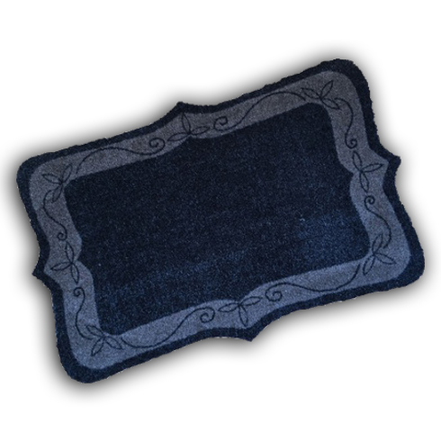 Decorative Washable Doormat - Classic Border Design