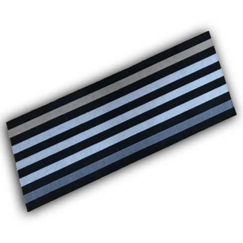 Decorative Washable Doormat - Stripe Runner Design