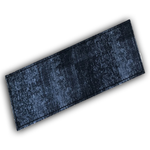Decorative Washable Doormat - Anthracite Velvet Runner