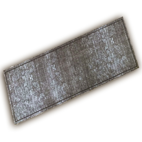 Decorative Washable Doormat - Beige Velvet Runner
