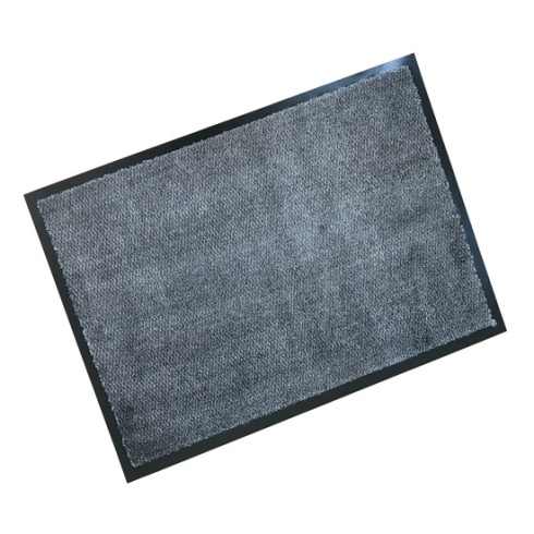 Rubber Border Soft Wash Mat - Light Blue