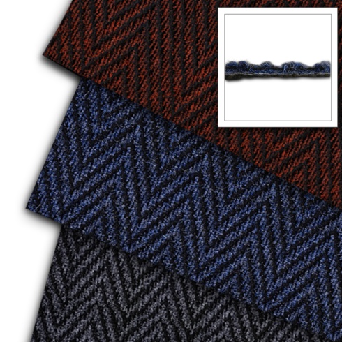 Needle Punch Chevron Matting - Standard Grade