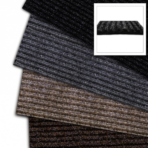 Needle Punch Ribbed Matting - Heavy Duty Grade