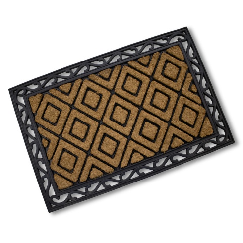 Rubber & Coir Mat - Diamond