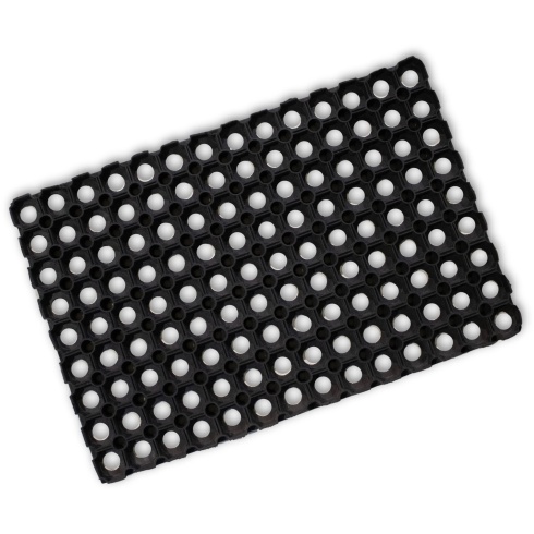 Hollow Rubber Scraper Mat - 16mm Thick