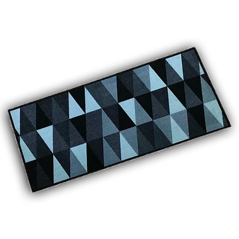 Decorative Washable Doormat - Triangles Design