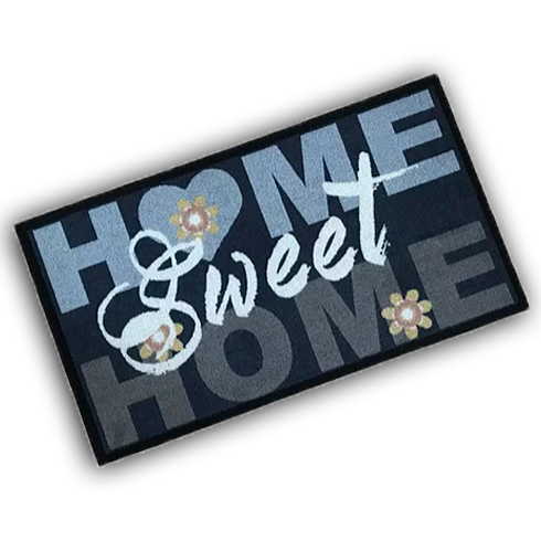 Decorative Washable Doormat - Home Sweet Home Floral