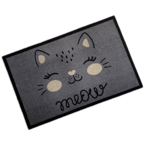 Decorative Wash Mat - Meow