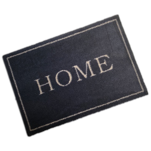 Decorative Washable Doormat - Home Anthracite