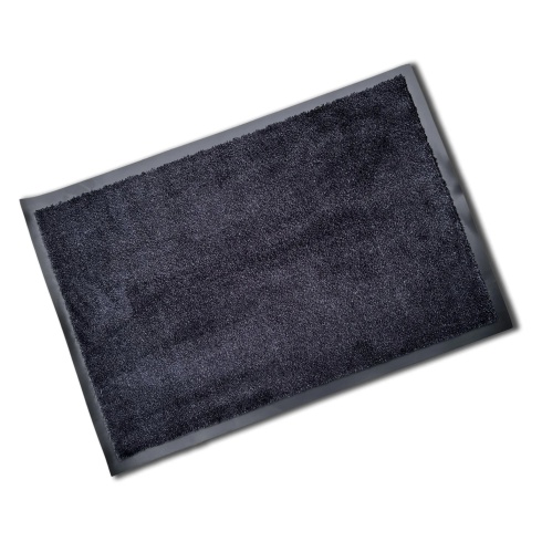 Rubber Border Soft Wash Mat - Anthracite