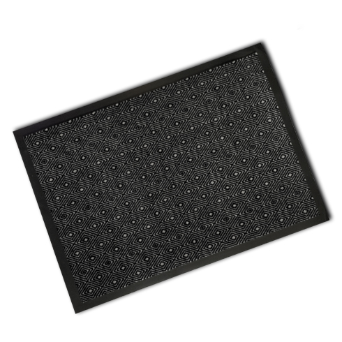 Decorative Wash Mat - Black Diamonds