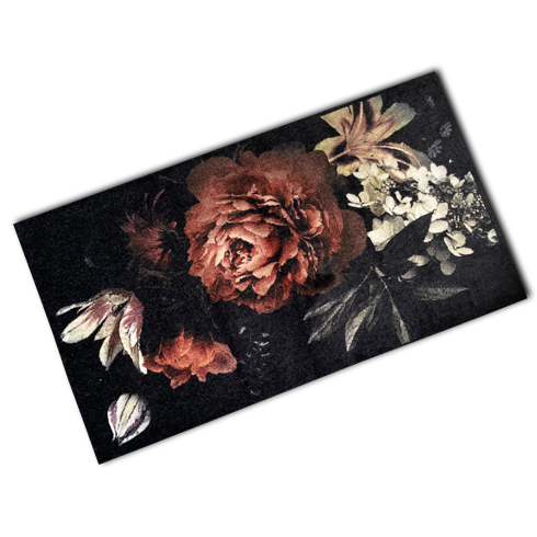 Decorative Washable Doormat - Bella Rosa Floral