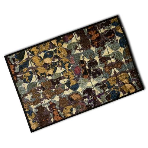 Eco Friendly Washable Mat - Art Flowers