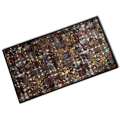 Decorative Wash Mat - Abstract Art Flowers