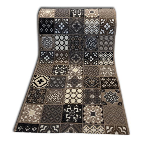 Decorative Wash Mat - Runner Patchwork Tiles