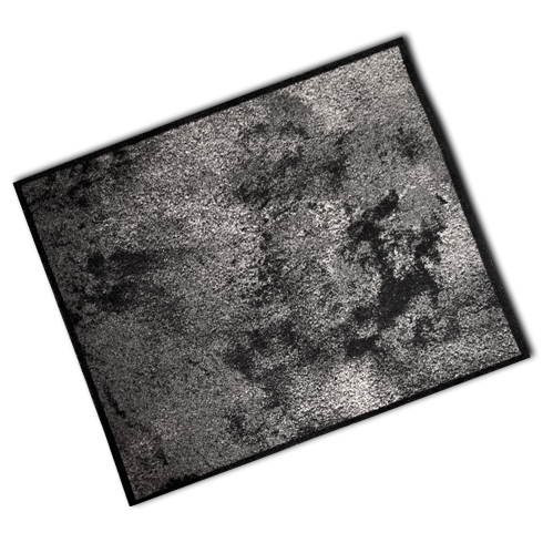 Decorative Washable Doormat - Concrete with Border
