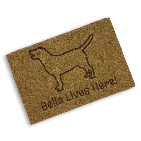 Engraved Dog Mats - Custom