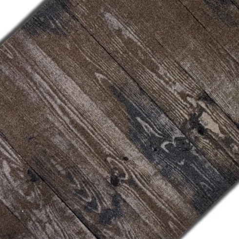 Decorative Wash Mat Runner - Wood
