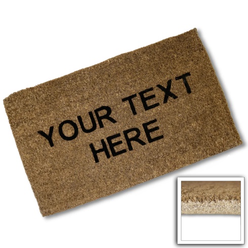 Printed Latex Edged Coir Mat