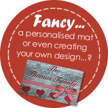 Fancy a personalised mat?