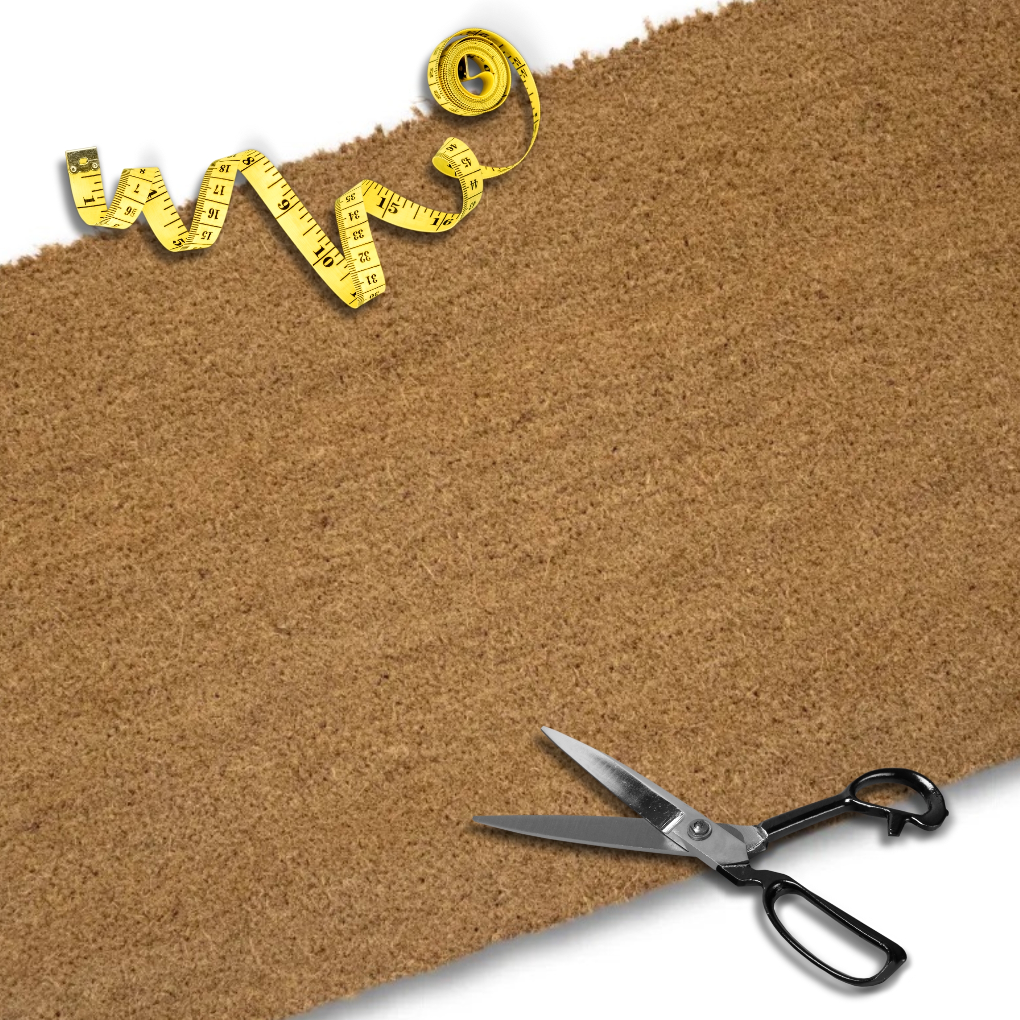 Custom Size Plain Coir Door Mats