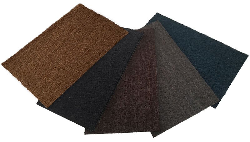 PVC Backed Coir Mat Colours