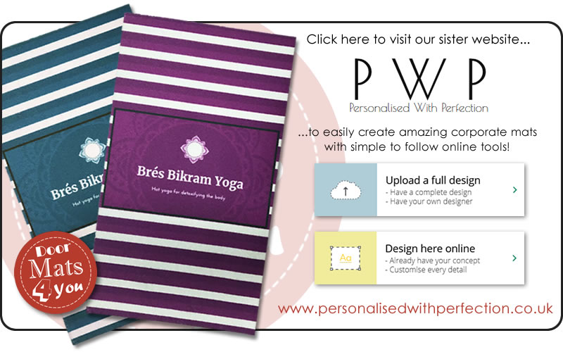 Link to our sister website, Personalised with Perfection to create your Corporate & Business Mats