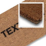 Personalised Braided Edge Coir Mats