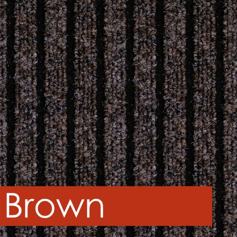 Image of Doormats   Synthetic Mats   Needle Punch   Needle Punch Thick Stripe Matting - Standard Grade