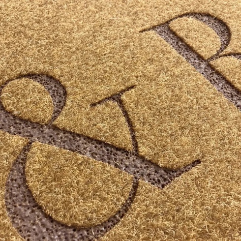 Doormats   Synthetic Mats   Synthetic Coir Matting   Laser Engraved Mats   Laser Engraved Mats - 70 x 50 cm   Engraved Synthetic Coir Mat - 'Initials'