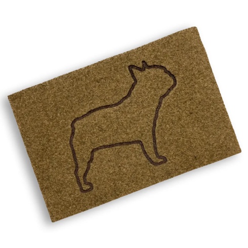 Picture of Doormats   Synthetic Mats   Synthetic Coir Matting   Laser Engraved Mats   Laser Engraved Mats - 60 x 40 cm   Engraved Synthetic Coir Mat - Dog Design