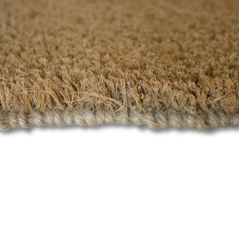 Image of Doormats   Natural Coir Mats   Plain Coir Doormats   STANDARD Coir Doormats - 18mm Thick   Standard Plain Coir Stitched Edge Doormat - 980mm x 600mm